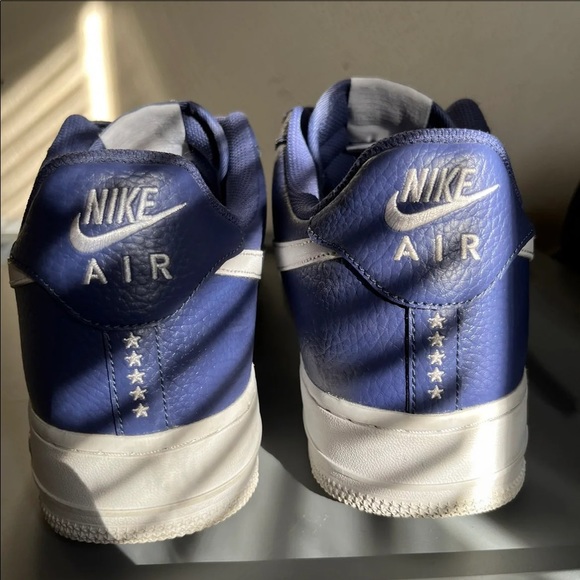Blue n White Starred AF1 - Picture 2 of 5